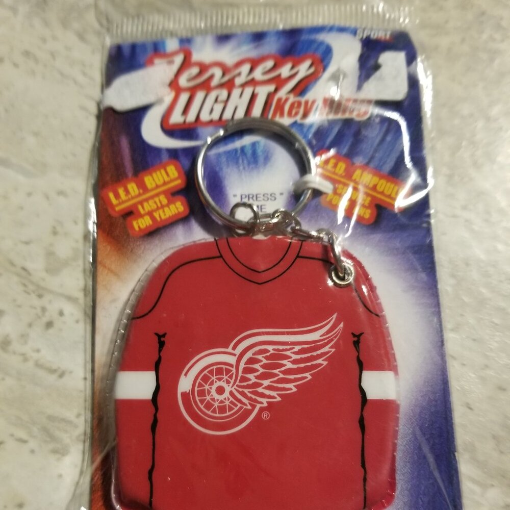 New Red wings light keychain